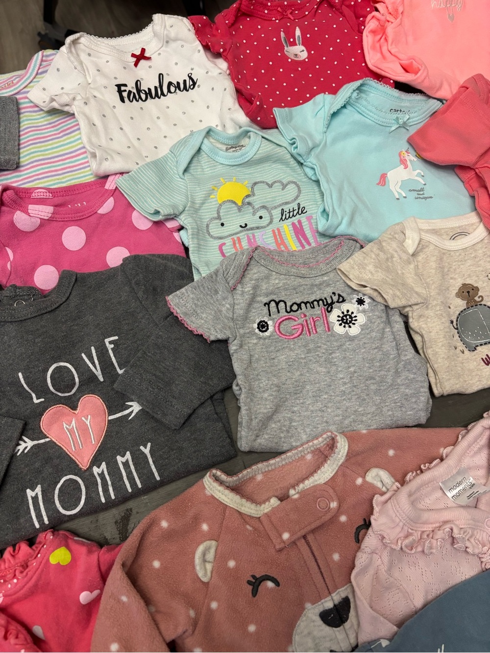 Baby Girl Newborn + 0–3M Clothing Bundle | 35 Pieces | Excellent Condition ✨ - Picture 4 of 12